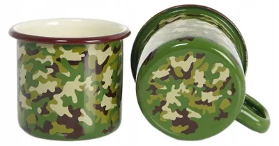 Produktbild von Emalia Mart Moro Emaille Becher 8 cm Outdoor Camping