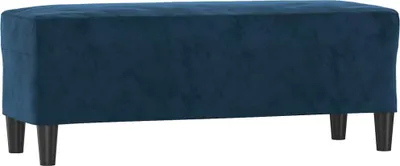 Obrázok produktu pre vidaXL Lavica modrá 100x35x41 cm Velvet