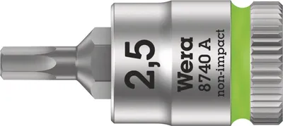 Image de Wera 8740 A 05003331001 Allen Bit 2.5 mm 1/4 (6.3 mm)