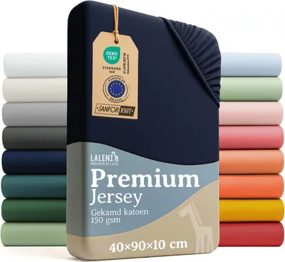 Immagine prodotto di Lenzuola per culla, 100% cotone, 90x40 cm, traspiranti per un sonno confortevole per i neonati