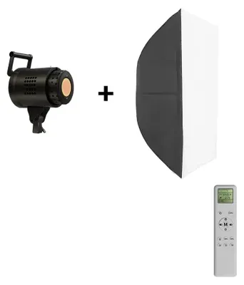 Productafbeelding van Fotografielichtset, verstelbaar statief, flitser, met 60x90 softbox