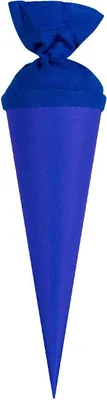 Produktbild von Goldbuch Schultüte zum Dekorieren Karton Blau Filz 35cm