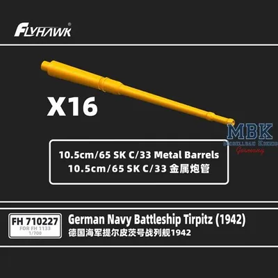 Productafbeelding van FLYHAWK FH710227, slagschip TIRPITZ, 10,5 cm/65 SK C/33, metalen loop
