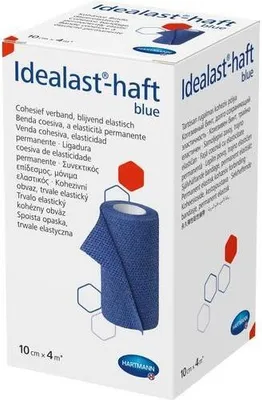 Produktbild von IDEALAST-haft color Binde 10 cmx4 m blau