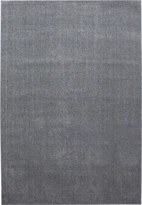 Produktbild von Villa Möbel Ataico Wohnzimmer-Teppich, Veloursteppich, Frisee, Einfarbig, Farbe:Hellgrau, Grösse:200x290 cm