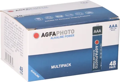 Image de AGFAPHOTO Pile alcaline Micro AAA LR03 1.5V 48 pièces