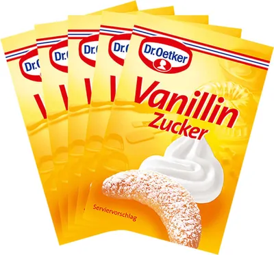 Produktbild von Dr. Oetker Vanillin Zucker 5er 40g – Vanillinzucker zum Backen