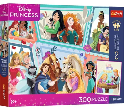 Immagine prodotto di Trefl, Disney Princess, puzzle Premium Plus da 300 pezzi