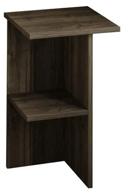 Image de Table de Chevet - 36 x 60 x 36 cm -Reproduction Noyer
