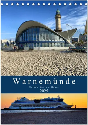Produktbild von Warnemünde Urlaub für zu Hause (Tischkalender 2025 DIN A5 hoch), CALVENDO Monatskalender