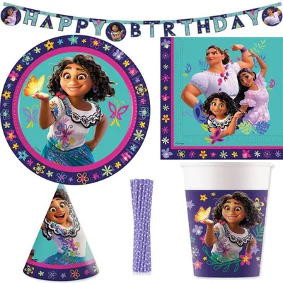 Produktbild von Partysyet 63 tlg. Encanto Geburtstag Deko Kindergeburtstag Partyartikel