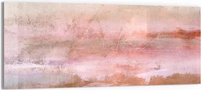 Produktbild von DEQORI Glasbild Echtglas 150x60 cm 'Pastell-Horizont' Wandbild Bild modern Deko