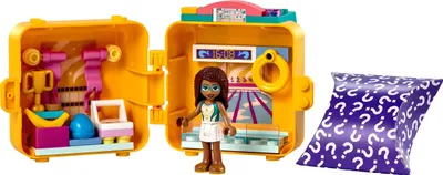 Produktbild von LEGO 41671 Friends Andreas Schwimmstar-Würfel, Kinderspielzeug, Spielzeug ab 6 Jahre mit Mini Puppe, Geschenk für Mädchen und Jungen