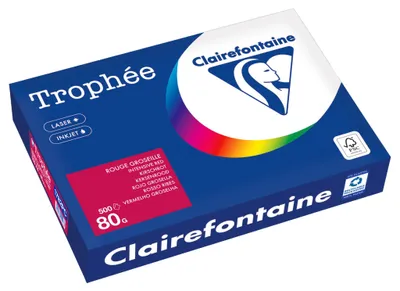 Immagine prodotto di Clairefontaine Kopierpapier 1782PC A4 80g kirschrot 500Bl