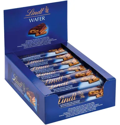 Produktbild von Lindt Waffel Vollmilch Riegel 18x35g