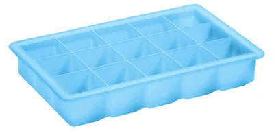 Produktbild von Lurch 00010450, 15 Stück(e), Rechteckig, Eiswürfelbehälter, Blau, Silikon, -40 - 240 °C