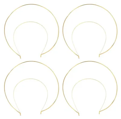 Obrázok produktu pre Čelenky Haarband Gouden Godin – Čelenky – Doplnok do vlasov – Na zásnuby – DIY dekorácie – 4 čelenky – Elegantný dizajn
