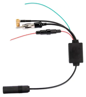Obrázok produktu pre alca® Anténny zosilňovač DAB+ FM/AM do auta Univerzálny vysokoziskový 12V nízkošumový rozdeľovač autorádia pre dodatočne namontovanú rádiovú anténu