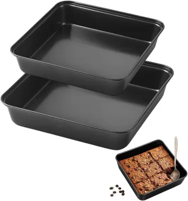Obrázok produktu pre Sada formičiek, 2-dielna, priemer 22 cm a 25 cm, s nepriľnavým povrchom, vhodná na koláče a lasagne