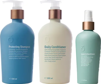 Produktbild von Doterra Haarpflege-Trio- Schützendes Shampoo 500 ml, Daily Conditioner Haarspülung 500 ml und Leave-in-Conditioner 237 ml