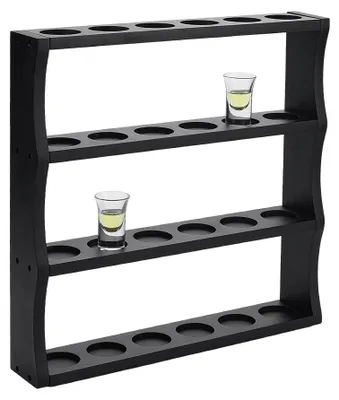 Immagine prodotto di Espositore in legno per bicchieri da shot, con 4 livelli