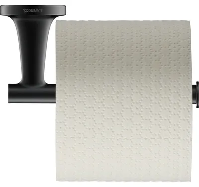 Produktbild von Duravit DU Papierrollenhalter Starck T Schwarz Matt