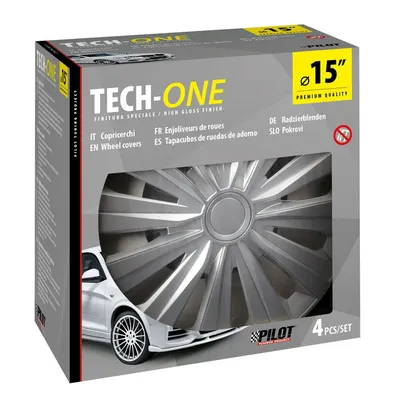 Produktbild von 15" Zoll Radkappen Silber Radzierblenden Radblenden 31637 PILOT