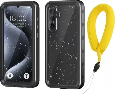 Obrázok produktu pre Vodotesný kryt IP68 360+ Strap pre Galaxy A35 5G (Black)