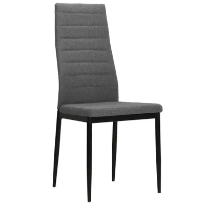 Immagine prodotto di vidaXL Sedie da pranzo 2 pz. Tessuto grigio chiaro