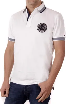 Produktbild von Tommy Hilfiger Herren Poloshirt ABIA POLO S/S RF Regular Fit Weiß