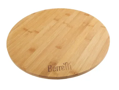 Productafbeelding van Berretti BR-7559: Roterende bamboe pizzaplaat, 35 cm