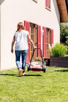 Produktbild von AL-KO Spindelmäher Razor Cut 38.1 HM Comfort (Schnittbreite 38 cm, Schnitthöhe 4-fach verstellbar, nur 7.7 kg schwer, extrem wendige Bauweise, ideal für Rasenflächen bis 250 m²)