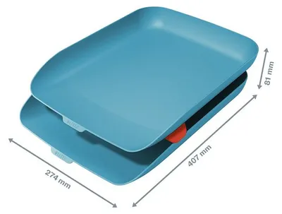 Productafbeelding van Leitz 53581061, Polystyreen, Blauw, A4, A4, 274 mm, 407 mm