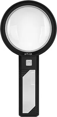 Produktbild von INF Lupe 6X/9X/15X mit LED-Lampe Schwarz