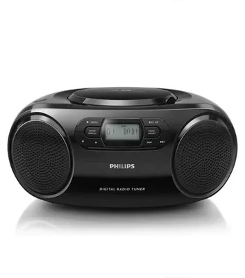 Productafbeelding van PHILIPS Draagbare Soundmachine met dab+ Radio/CD-speler zwart AZB500/12