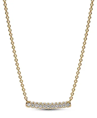 Produktbild von Timeless Halskette Pavé von PANDORA für Damen, vergoldet