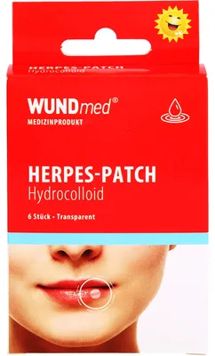 Produktbild von WUNDMED Wundverband Herpes Patch 15x15mm 6er