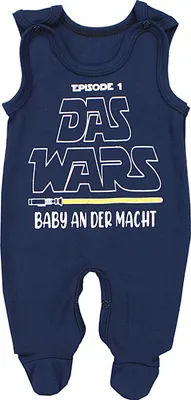 Produktbild von TupTam Unisex Baby Strampler mit Spruch I love Mum and Dad, Farbe: Dunkelblau - DAS WARS, Größe: 56