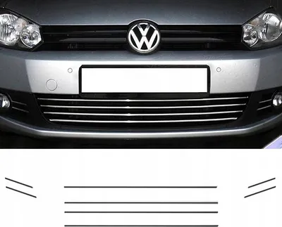 Produktbild von VW GOLF VI 6 - CHROME GRILL Kühlergrillblende Tuning