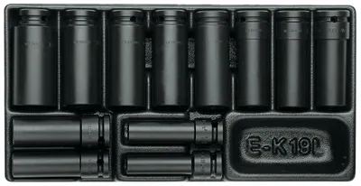 Produktbild von GEDORE 1500 ES K 19 L Satz Kraftschraubereinsätze 1/2" in 1/3 ES-Modul, 1640836