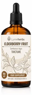 Obrázok produktu pre Plod bazy čiernej – tinktúra 1:3 (100 ml)