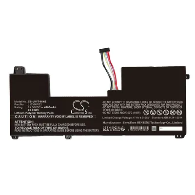 Produktbild von TECHTEK Laptop Akkus Kompatibel mit [Lenovo] Legion Y730-17ICH 81HG004KFE, Legion Y730-17ICH 81HG004MRU, Legion Y730-17ICH-81HG000DUK, Legion Y730-17