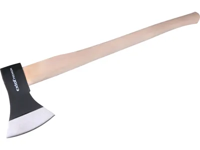 Zdjęcie produktu dla Siekiera Extol Premium (8871026) czarna z wysokiej jakości trzonkiem z drewna bukowego, 1250 g