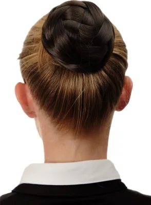 Produktbild von WIG ME UP Haarknoten Haarteil Dutt geflochten Mittelbraun Q399D-6