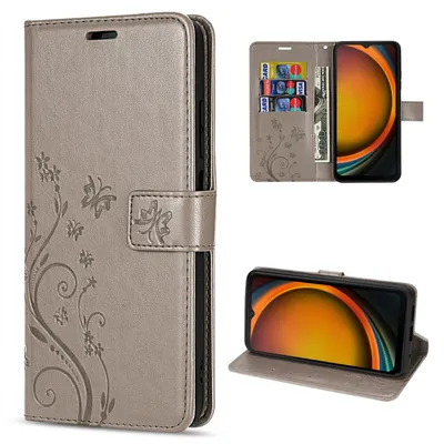 Produktbild von Hülle für Samsung Xcover 7 Handyhülle Handy Tasche Flip Wallet Case Klapphülle Grau
