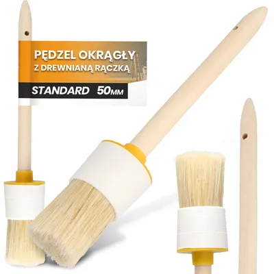 Produktbild von TRCR Rundpinsel Holzgriff Universal 50 mm