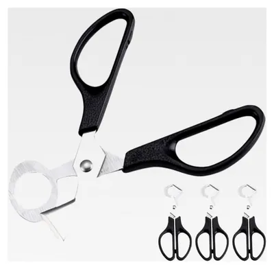 Produktbild von 3 Stück Edelstahl Wachteleierschneider mit Ergonomischen Griffen für Wachteleier und Kleine Eier