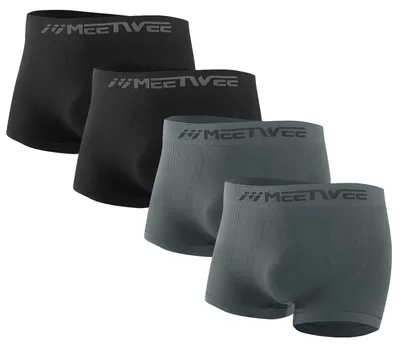 Zdjęcie produktu dla MEETWEE – Bokserki męskie, bielizna męska, krótkie bokserki w stylu retro, slipy sportowe