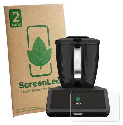 Produktbild von 2x ScreenLeaf Schutzfolie für Vorwerk Thermomix TM7 Displayschutz Display Schutz Folie Klar Transparent