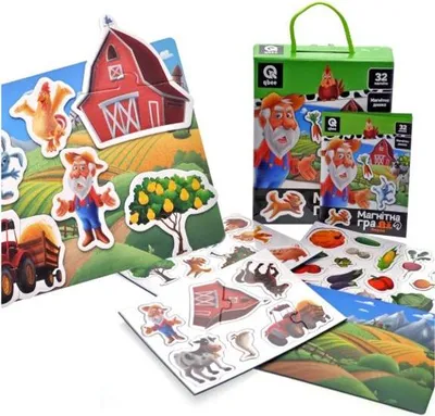 Immagine prodotto di QBEE Gioco interattivo Giochi magnetici Fattoria 32 pezzi